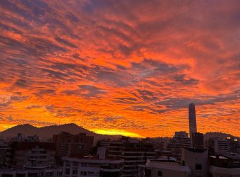 7 lugares especiais para ver o pôr do sol em Santiago do Chile